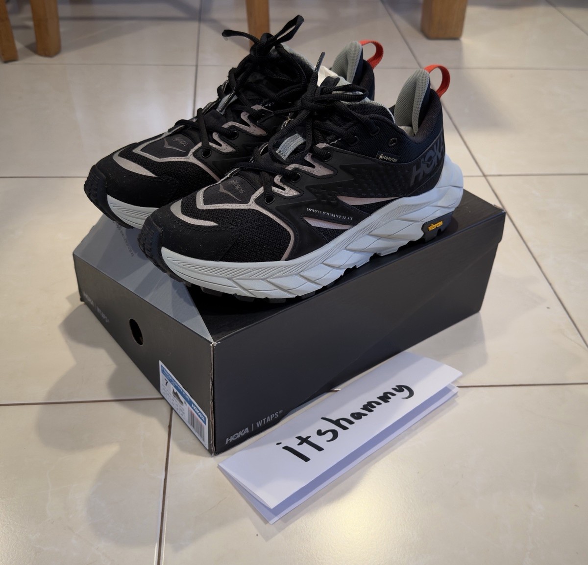 靴 WTAPS Hoka Anacapa Low GORE-TEX Size 7 - Hoka One One WTAPS x HOKA Anacapa GORE-TEX Low Jet Black