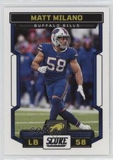 2023 Score Matt Milano #260 1a7j