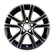 18x7.5 5 Double Spoke Refurbished Alloy Wheel Machined & Painted Black 560-75212