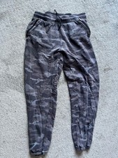 Athleta Girl Activewear Black/Grey Camo Jogger Pants XL/14