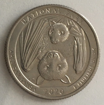 2020-W (West Point) American Samoa Quarter w/ 