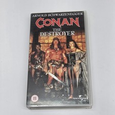 Conan The Destroyer VHS Tape