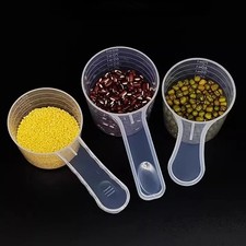 Plastic Measuring Coffee Scoop With Scale Baking Utensil Kitchen Accessories