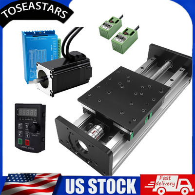 X/Y/Z Axis 250KG Ballscrew Slide Table 4 Slide 86Nema34+Controller