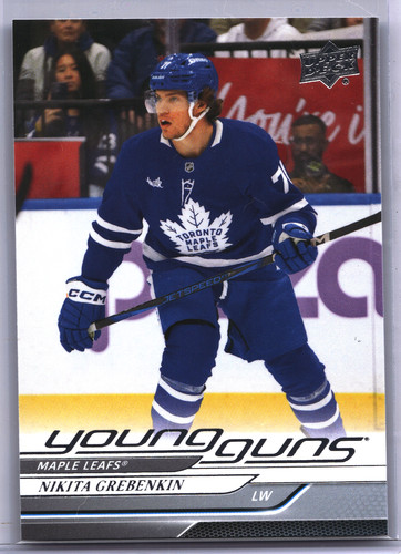2024-25 Upper Deck Young Guns Nikita Grebenkin #714 rookie card