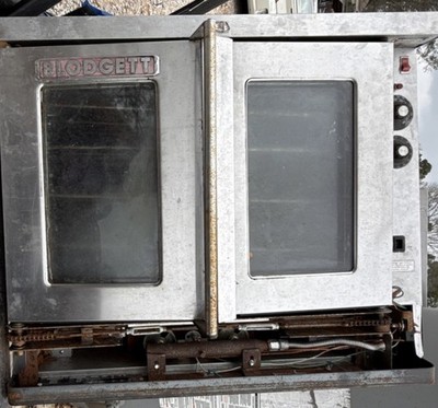 Blodgett Double Deck Commercial Convection Oven Stainless Steel Floor Model