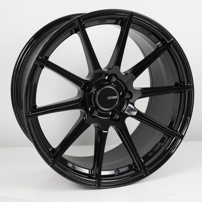 Enkei For TS10 18x9.5 Inch Gloss Black Wheel With +35mm Offset And 5x114.3 Bolt