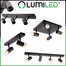 LUMILED Deckenleuchte E27 Spot Lampe 2 3 4 Flammig Spotleuchte Drehbar 230V