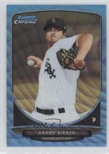 2013 Bowman Chrome Wrapper Redemption Blue Wave Refractor Andre Rienzo 0b0