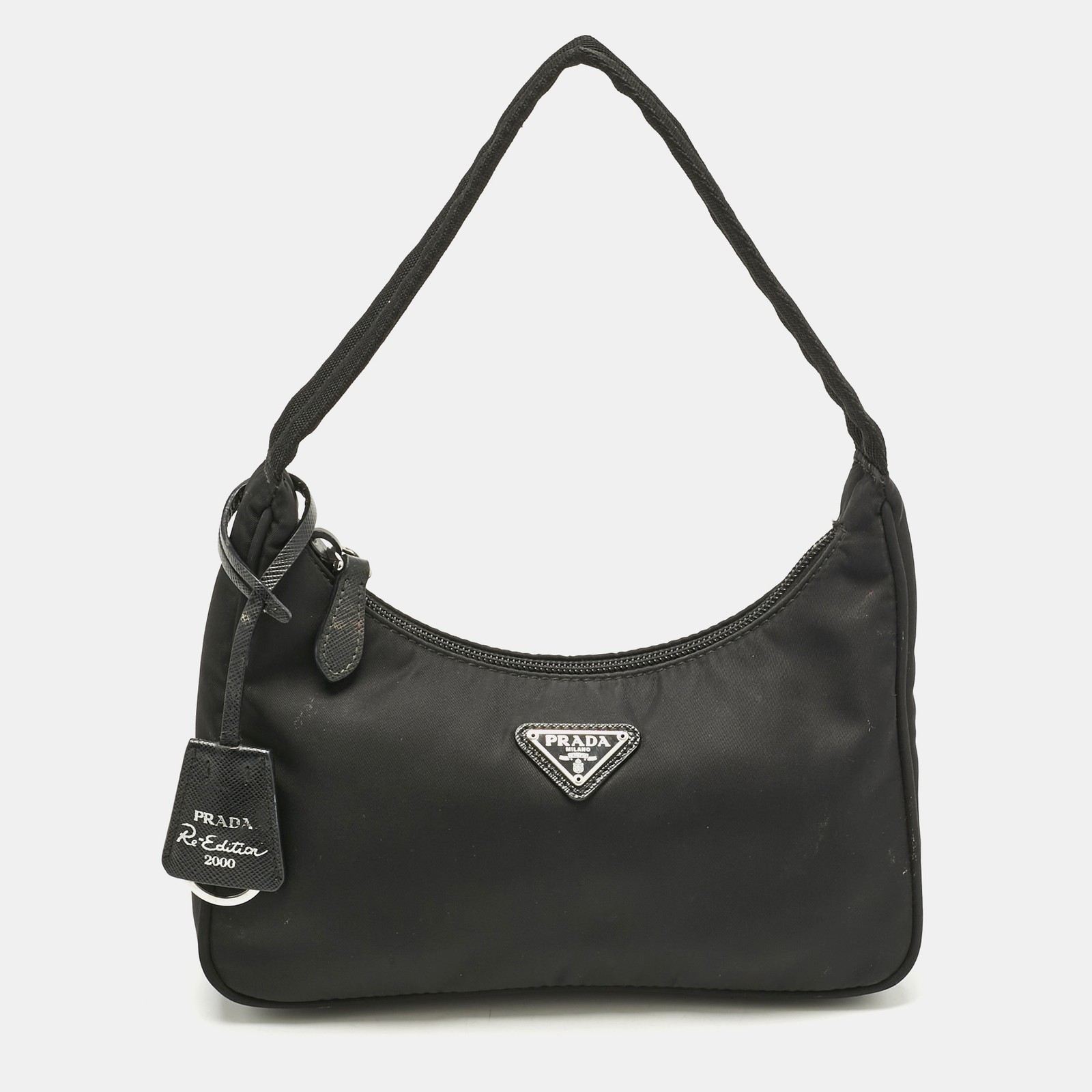Prada Black Re-Nylon Re-Edition 2000 Crossbody Shoulder Bag