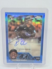 2023 Topps Chrome Update Series - Autographs Xavier Edwards #AC-XE Blue...
