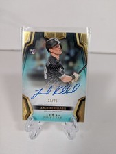 2024 Topps Five Star Zach Remillard Rookie On Card Auto /75 White Sox RC Aqua. rookie card picture