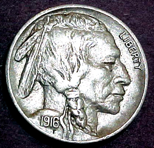 1916 BUFFALO NICKEL...FREE SHIPPING!......MIN. BID .01 & NO RESERVE!