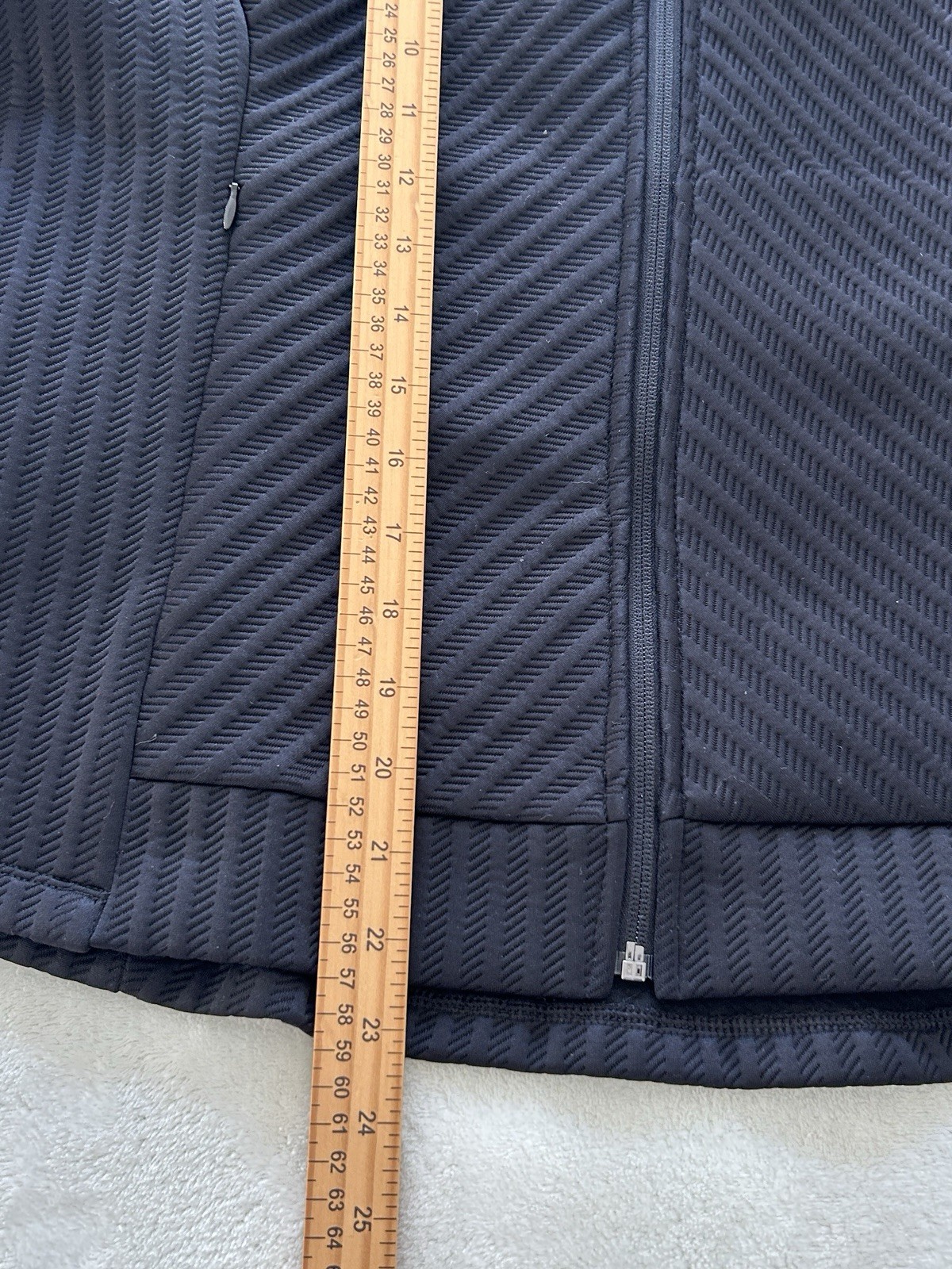 T By Talbots Jacket Medium Zip Fitted Textured Ja… - image 8