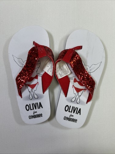 Gymboree Girls Swimsuit Olivia Pig (3) Piece Lot Red White Size 4 5 NWT - Picture 8 of 13