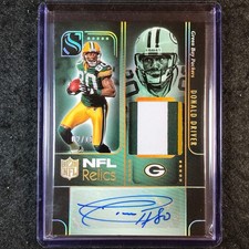 2025 Silhouette Football DONALD DRIVER NFL Relic Patch Auto Holo Gold 2/10