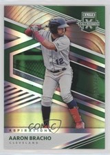 2020 Panini Elite Extra Edition Aspirations Green 484/499 Aaron Bracho #123 2j2