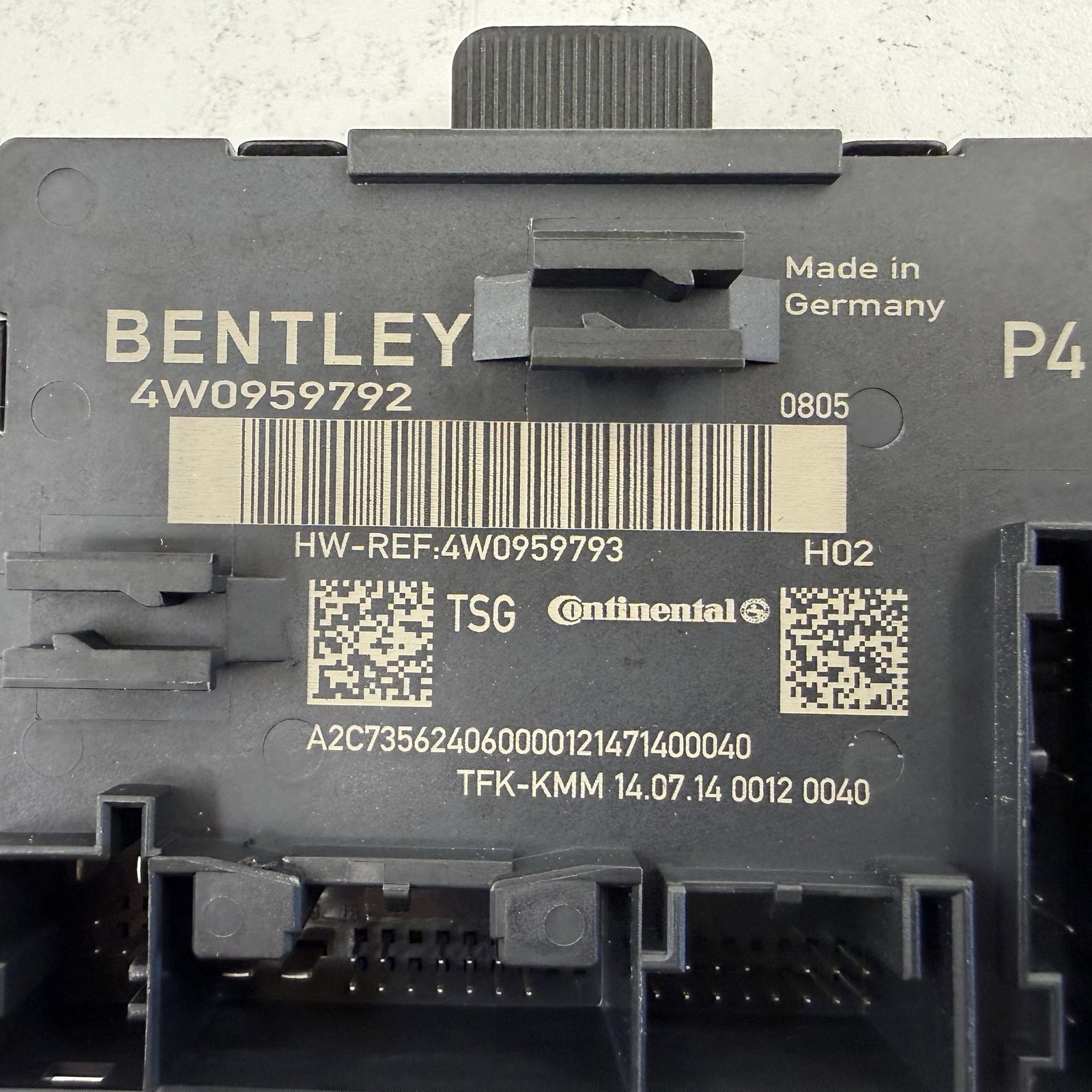 Bentley Flying Spur 2014-2018 Front Right Door control module P/N 4W0959792