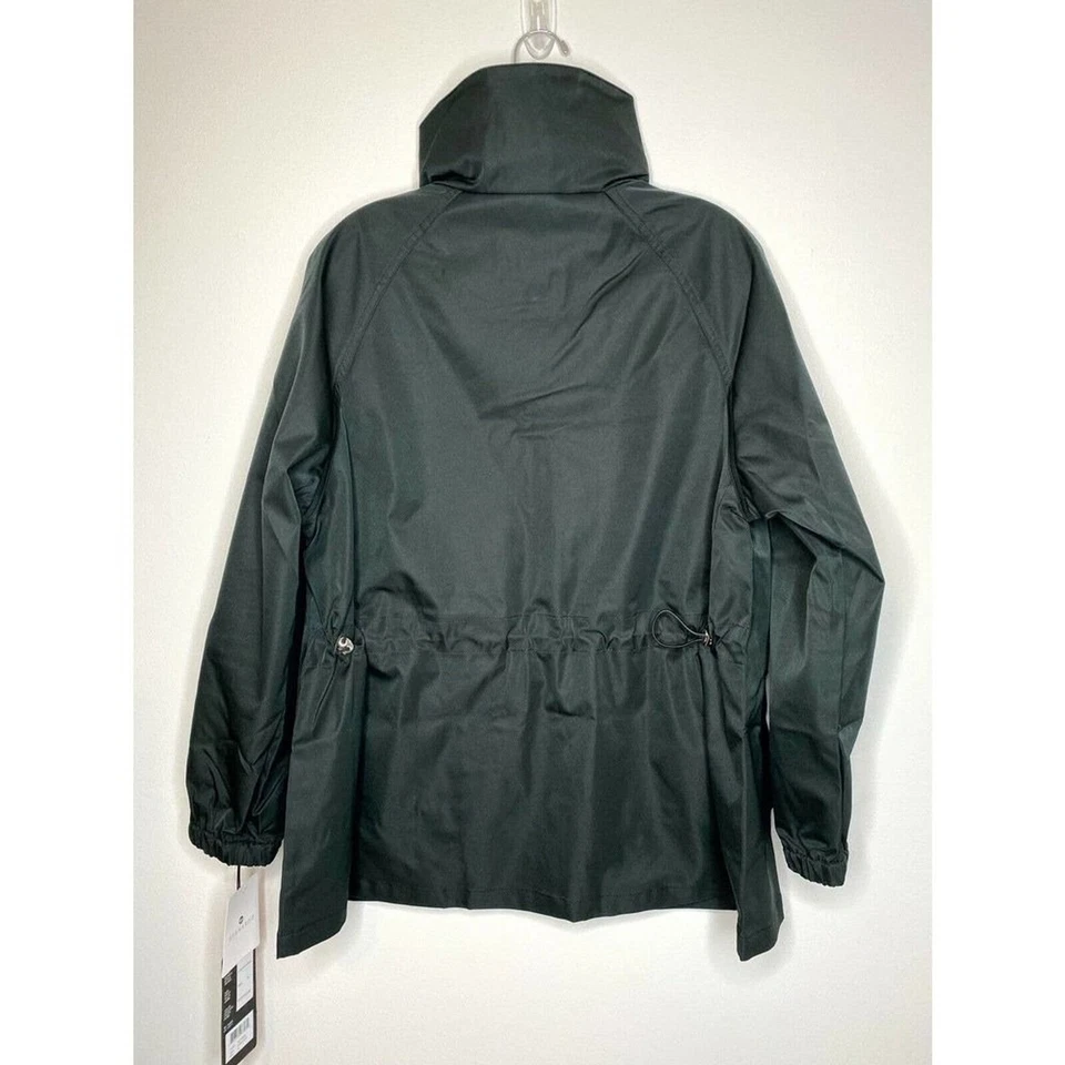 Bernardo Green Rain Jacket Parka Size Small - Image 2 of 4