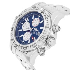 Breitling Super Avenger II A13371111C1A1 Blue Dial Stainless Steel Watch 6