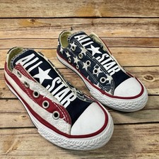 Converse Chuck Taylor All Star Unisex Kids Stars  Strips Patriotic Sneakers 12