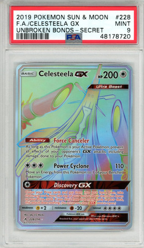 Celesteela-GX graded PSA 9 for sale on eBay