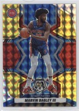 2021 Panini Mosaic Choice Fusion Red & Yellow Prizm 63/88 Marvin Bagley III 5ub