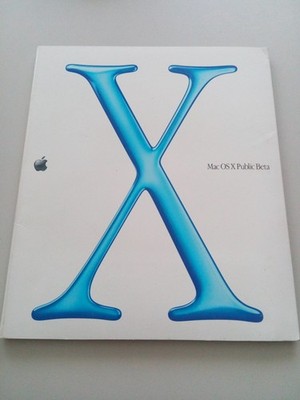 Apple Mac OS X Public Beta, 2000, English