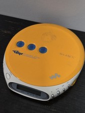 Sony Walkman D-EJ360 CD Player G-Protection Yellow/White READ DESCRIPTION Parts
