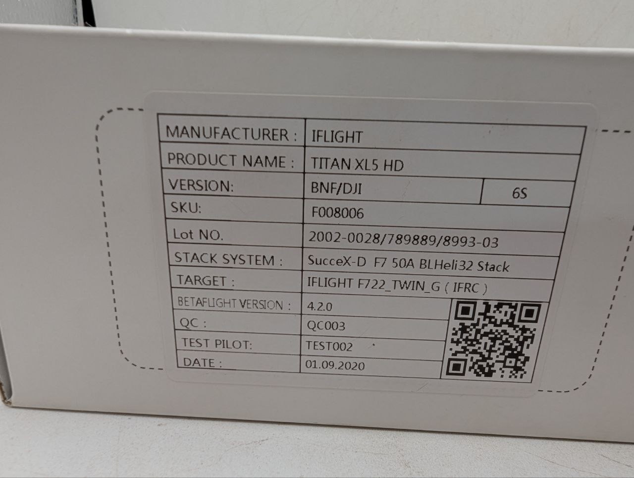 IFlight Titan XL5 HD BNF/DJI 6S Drone Brand New Flying Quadcopter Carbon PH9