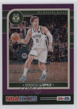 2024-25 Panini NBA Hoops Premium Purple Prizm 7/249 Brook Lopez #103 0n64