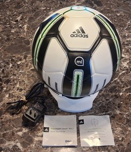 Adidas miCoach Smart Soccer Ball Size 5 (READ DESCRIPTION BLINKING GREEN LIGHT)