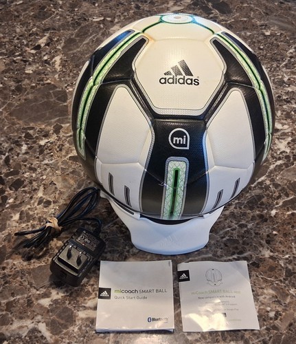 Adidas miCoach Smart Soccer Ball Size 5 (READ DESCRIPTION BLINKING GREEN LIGHT)