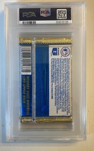 1993 UPPER DECK BASEBALL FOIL PACK SERIES 2 LOW POP PSA 7 - Picture 2 of 2