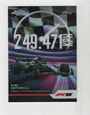 2025 Topps Chrome F1 Kimi Antonelli RC Rookie Top Speed TS-4 Mercedes AMG
