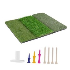 Golf Hitting Mat 24"x16" Tri-Turf Golf Practice Matt Outdoor Indoor 24"x24"