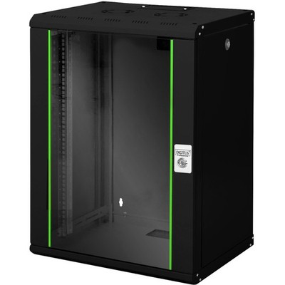 Digitus Wandgehäuse Unique 600x450 16U, IT-Schrank, schwarz