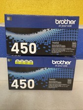 Brother Genuine TN-450 High Yield Toner Cartridge TN450 Lot Of 2 New Sealed