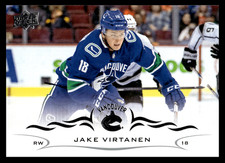 2018-19 Upper Deck Jake Virtanen #424 Vancouver Canucks NHL Hockey
