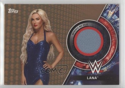 2018 Topps WWE Women's Division Mat Relics Royal Rumble Bronze 32/75 Lana 1e19