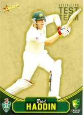 2009/2010 Select Cricket Australia Card #7 - Brad Haddin - TEST TEAM