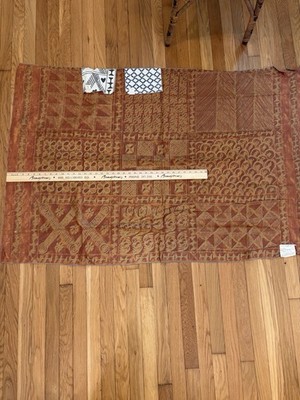 Fortuny Fabric Ashanti Rust And Gold 1 Yard