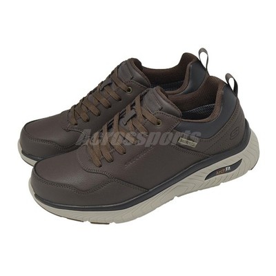 Skechers Arch Fit Crosser Chocolate Men Casual Waterproof Shoes