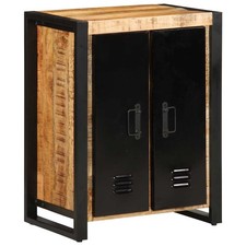 Credenza 55x35x70 cm in Legno Massello di Mango Grezzo vidaXL