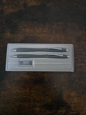 NEW Vintage 1992 Cross Ballpoint Pen  Pencil Set 2101 Gray w Chrome