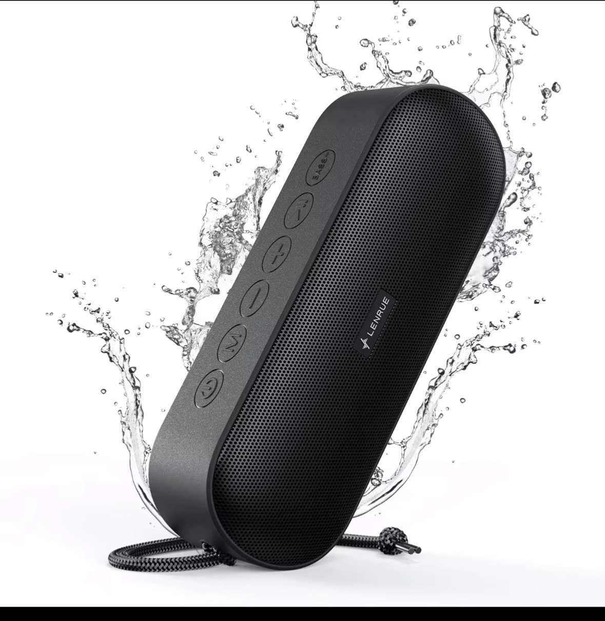 LENRUE A15 Waterproof Bluetooth Speaker 20W Stereo 20H Playtime IPX7 Portable