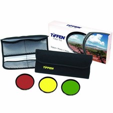 Image of Tiffen 62mm Black & White Filter Kit - Red 25, Yellow 6, Green 13 + Pouch - New