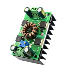 DC-DC 5-30V 300W 10A CC CV Auto Step-Up Step-Down Buck-Boost Power Supply Module