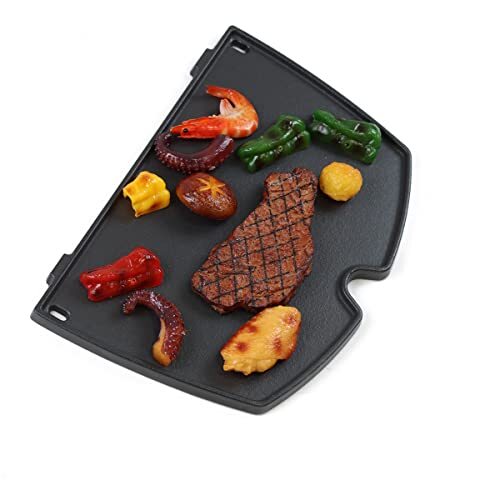 Plaque plancha grill en fonte mate de qualité supérieure pour barbecue à gaz
