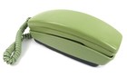 Vintage Gte Green Styleline Push Button Desk Telephone Phone - Not Working